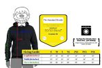 Wild Bobby, Firefighter Maltese Fire Department Patriotic Eagle Unisex Hoodie Sweatshirt, Black, Small - Image 4