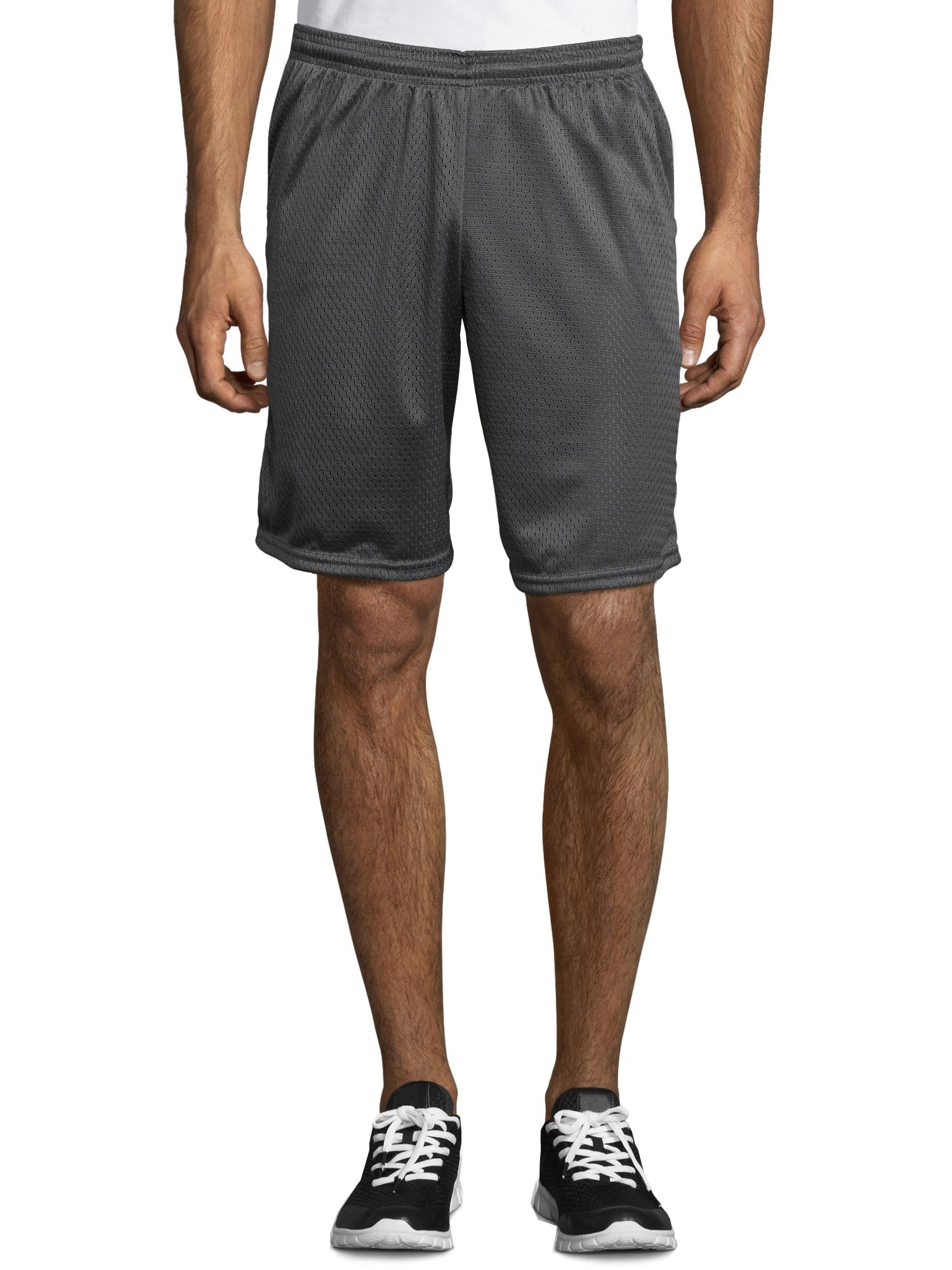 Hanes-Sport-Men-s-and-Big-Men-s-9-Athletic-Mesh-Shorts-with-Pockets-up-to-size-2XL_148d9b1a-7390-4d4c-b4e7-6bce2b38827c_1.93b22a3f945b7967ffdef58ea1503209 Hanes Sport Men's and Big Men's 9" Athletic Mesh Shorts with Pockets, up to size 2XL - Image 1
